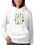 Cacti Hoodie Women's -GoatDeals Designs