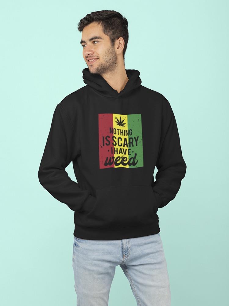 Nothing Is Scary Funny Quote Hoodie Men's -GoatDeals Designs