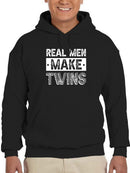 Real Men Make Twins Cool Quote Hoodie Men's -GoatDeals Designs