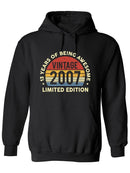 Vintage Since 2007 Hoodie Men's -GoatDeals Designs