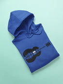 Lake Reflecting Shape Of Guitar Hoodie Men's -GoatDeals Designs