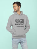 Ruth B Ginsburg Famus Quote Hoodie Men's -GoatDeals Designs