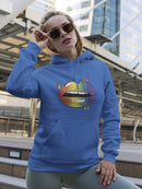 Colorful Lips With Butterflies Hoodie Women's -GoatDeals Designs