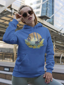 Tropical Sunset At The Beach Hoodie Women's -GoatDeals Designs