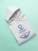 Jesus Is My Anchor Quote  Hoodie Women's -GoatDeals Designs