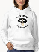 Good Moms Say Bad Words Quote Hoodie Women's -GoatDeals Designs