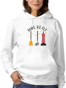 Come, We Fly Funny Image Hoodie Women's -GoatDeals Designs