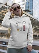 Come, We Fly Funny Image Hoodie Women's -GoatDeals Designs