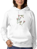 2 Cute Hummingbirds Hoodie Women's -GoatDeals Designs