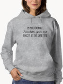 I'm Mulitasking, Funny Quote Hoodie Women's -GoatDeals Designs