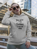 I Run Into Walls, Funny Quote Hoodie Women's -GoatDeals Designs