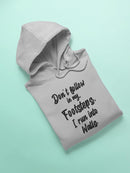 I Run Into Walls, Funny Quote Hoodie Women's -GoatDeals Designs