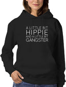 Little Hippie, Little Gangster Hoodie Women's -GoatDeals Designs