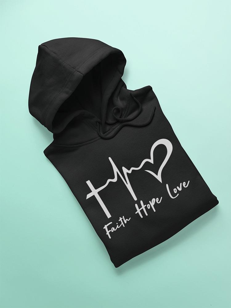 Faith - Hope - Love Hoodie Women's -GoatDeals Designs