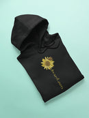 Never Give Up, Hand-writing Art Hoodie Women's -GoatDeals Designs