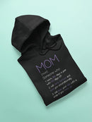 Mom, Funny Dictionary Definition Hoodie Women's -GoatDeals Designs
