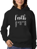 Faith, Inspiring Acronym Hoodie Women's -GoatDeals Designs