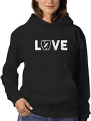 Dentist Love Hoodie Women's -GoatDeals Designs