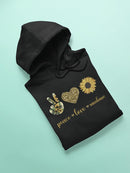 Peace-love-sunshine Hoodie Women's -GoatDeals Designs