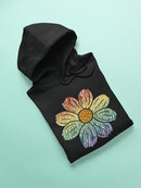 Pretty Rainbow-colored Flower Hoodie Women's -GoatDeals Designs