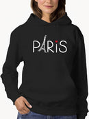 Paris, With Eiffel Tower As An A Hoodie Women's -GoatDeals Designs