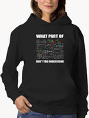 What Part Don't You Understand? Hoodie Women's -GoatDeals Designs
