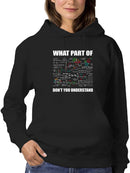 What Part Don't You Understand? Hoodie Women's -GoatDeals Designs