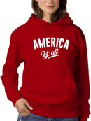 America, Y'all Cool Design Hoodie Women's -GoatDeals Designs