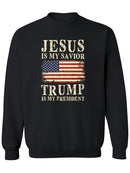 Patriotic Quote With Us Flag Sweatshirt Men's -GoatDeals Designs
