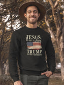 Patriotic Quote With Us Flag Sweatshirt Men's -GoatDeals Designs