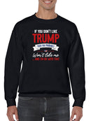 I'm Ok With That Quote Sweatshirt Men's -GoatDeals Designs