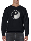 Yin Yang, Arrow And Feathers Sweatshirt Men's -GoatDeals Designs