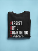 Inspiring Push Acronym Design Sweatshirt Men's -GoatDeals Designs