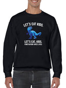 Clever Grammar Joke Sweatshirt Men's -GoatDeals Designs