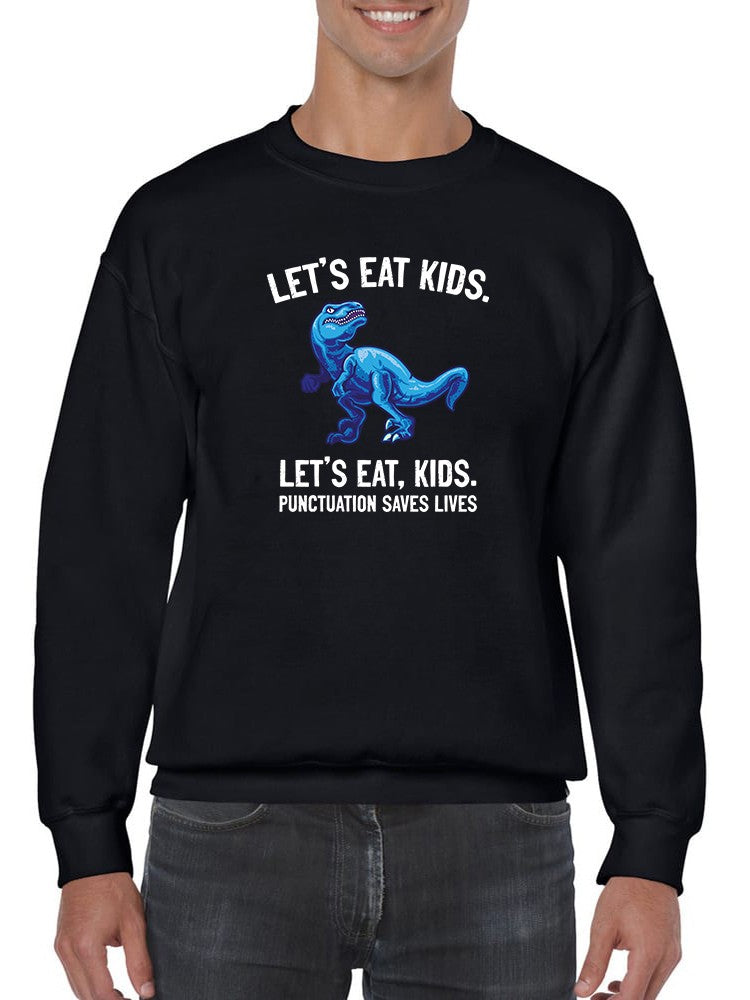 Clever Grammar Joke Sweatshirt Men's -GoatDeals Designs