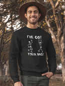 Got Your Back Funny Art Sweatshirt Men's -GoatDeals Designs