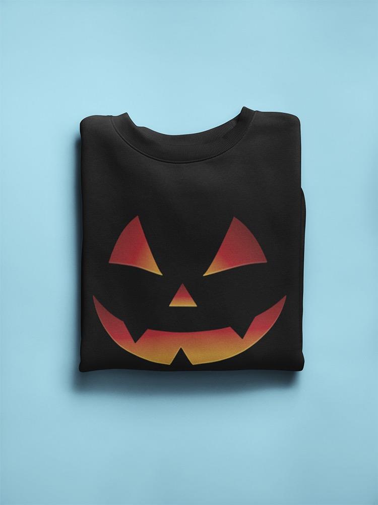 Eerie Halloween Pumpkin Face Sweatshirt Men's -GoatDeals Designs