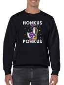 Wizard Duck With Hat And Broom Sweatshirt Men's -GoatDeals Designs