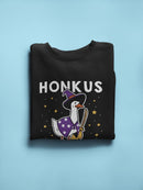 Wizard Duck With Hat And Broom Sweatshirt Men's -GoatDeals Designs