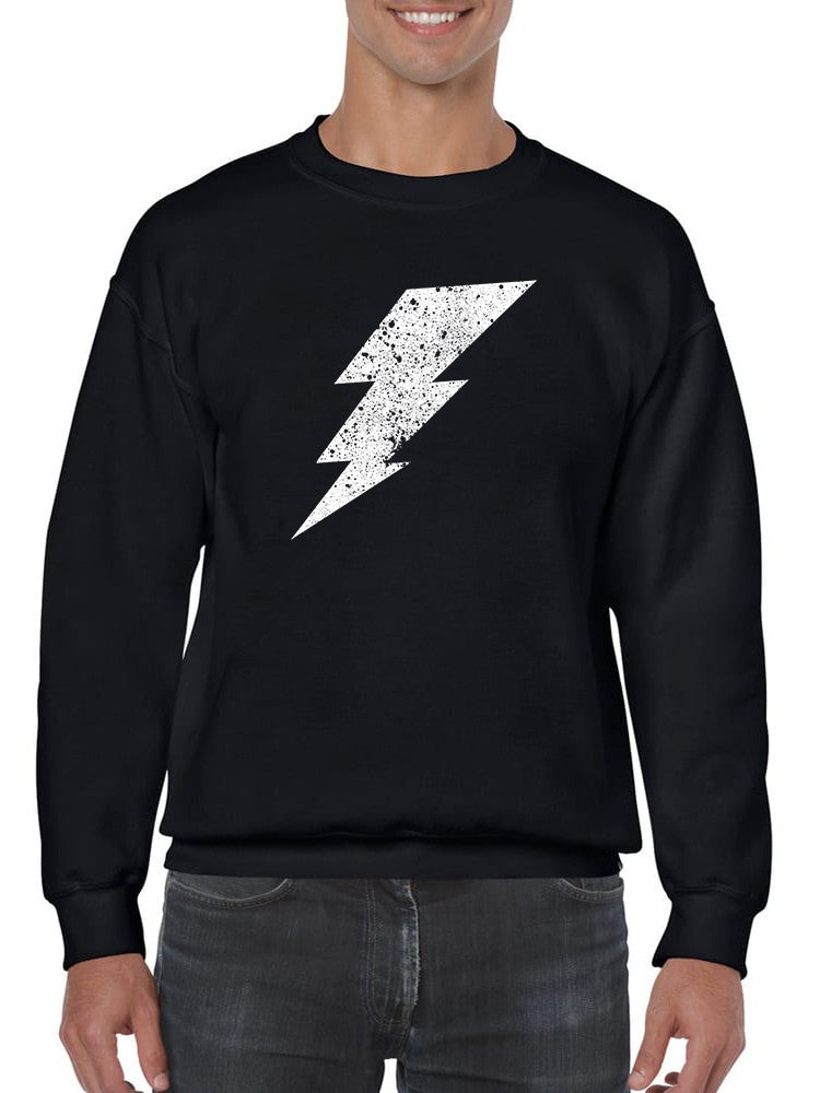 Thunderbolt With Ink Splash Sweatshirt Men's -GoatDeals Designs