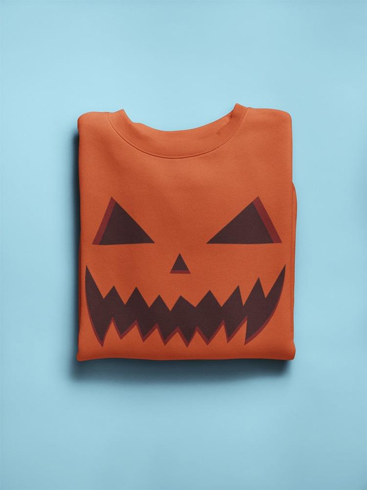 Awesome Halloween Pumpking Face  Sweatshirt Men's -GoatDeals Designs