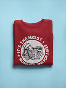 Wonderful Time For A Beer Quote Sweatshirt Men's -GoatDeals Designs