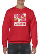 Wooden Spoon Survivor Design Sweatshirt Men's -GoatDeals Designs