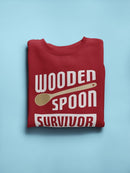 Wooden Spoon Survivor Design Sweatshirt Men's -GoatDeals Designs