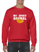 Cute Sloth Hanging From Text Sweatshirt Men's -GoatDeals Designs