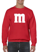 White Letter M Sweatshirt Men's -GoatDeals Designs
