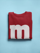 White Letter M Sweatshirt Men's -GoatDeals Designs