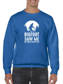 Believe In Bigfoot Sweatshirt Men's -GoatDeals Designs