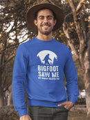 Believe In Bigfoot Sweatshirt Men's -GoatDeals Designs