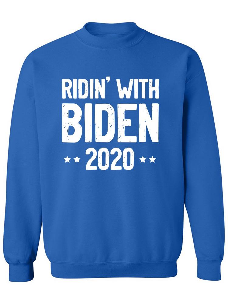 Ridin With Biden For 2020 Sweatshirt Men's -GoatDeals Designs